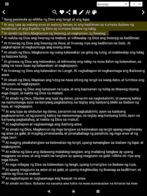 Ang Dating Bibliya - Tagalog android App screenshot 1