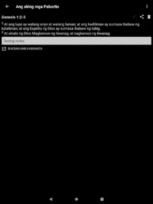 Ang Dating Bibliya - Tagalog android App screenshot 5